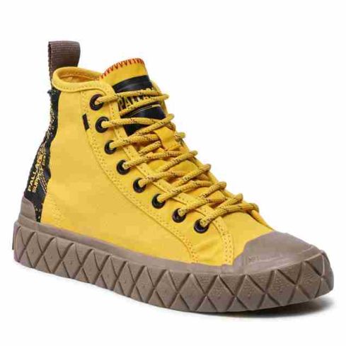 Palladium Pallaace Supply Mid Super Lemon Shoes