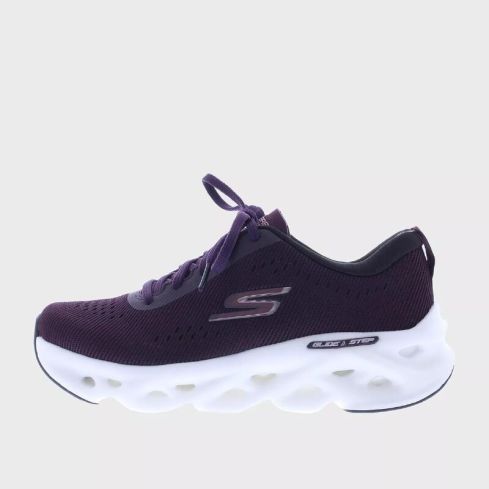 Skechers Go Run Glide Step Hyper Shoes In Burgundi