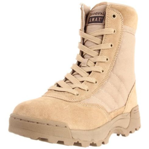 Original Swat Classic 9" Side-Zip Men's Tan Boots