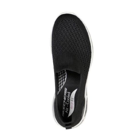 Skechers Go Walk Arch Fit Shoes for Women in Black White