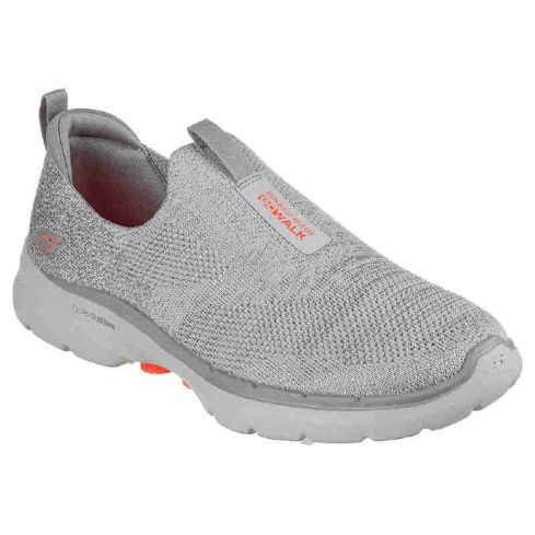 Skechers Women Go Walk 6 Gray Charcoal