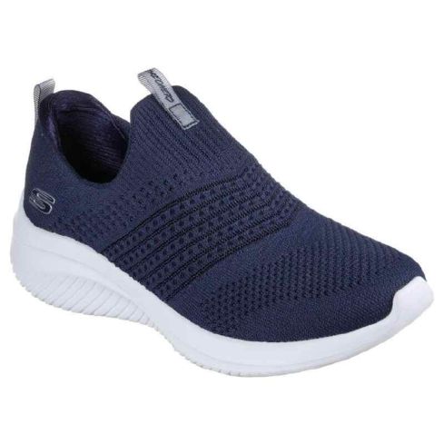 Skechers Women Ultra Flex 3.0 Sports Shoes Navy