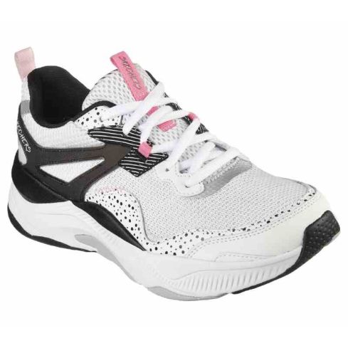 Skechers Women Mira Sports Shoes White Pink