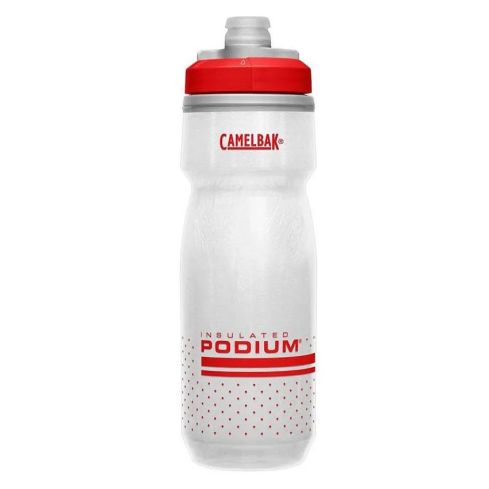 Camelbak Podium Chill 21oz, Fiery Red/White Water Bottle