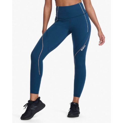 2XU Women's Form Swift Hi-Rise Comp Tights -Blue-XS