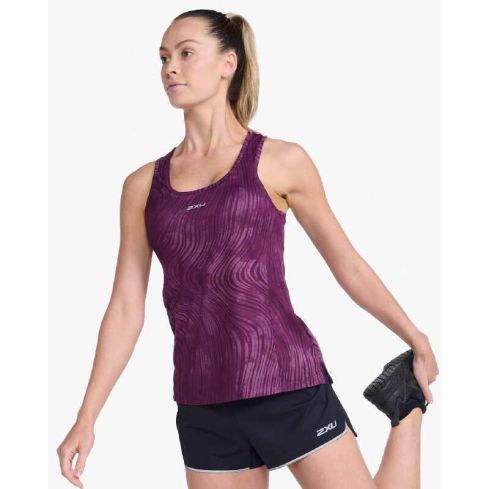 2XU Women's Light Speed  Sleeveless T-shirt -Purple 