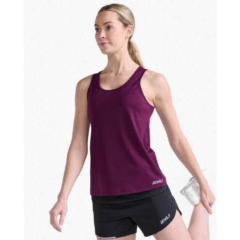 2XU Women's Aero  Sleeveless T-shirt-Purple 