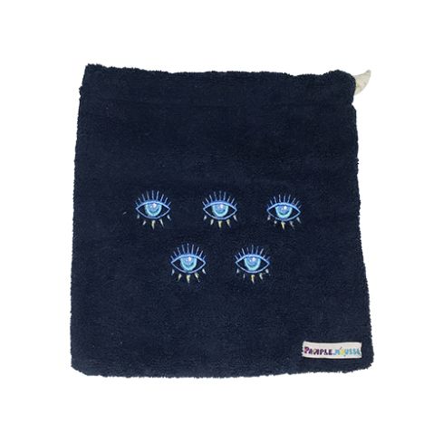Pamplemousse Pouch Bag with Eye Embroidery