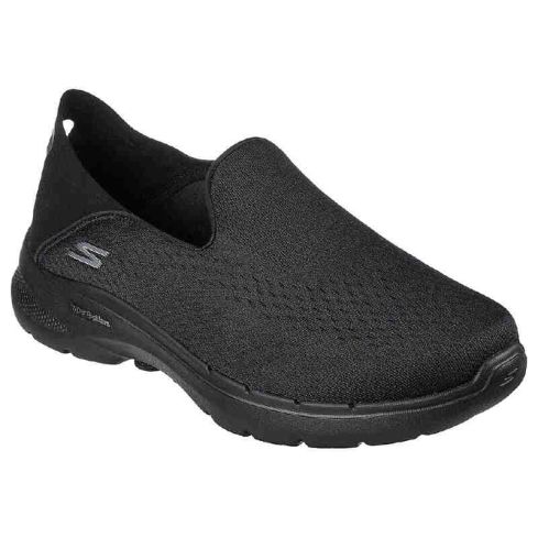 Skechers Men 6 Go Walk Performance Shoes Black Black