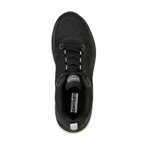 Skechers Max Cushioning Delta Shoes for Men in Black White