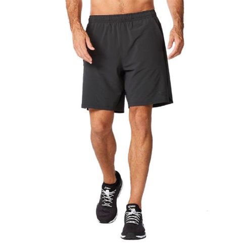 2XU Men's Motion Shorts in 8 Inch -Black-BLK/BLK