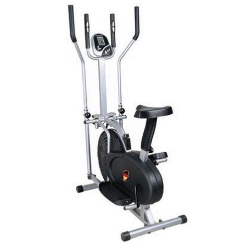 Marshal Fitness Orbitrack 2 in 1 Elliptical Exercise Bike with Computer Functions