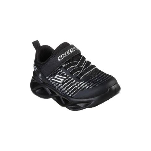 Skechers Infant Twisty Brights Lights Shoes Black Silver