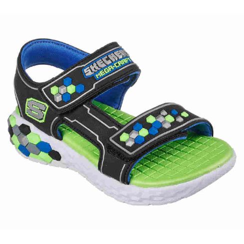 Skechers Children Mega-Splash 2.0 Sports Shoes Blue Black Lime