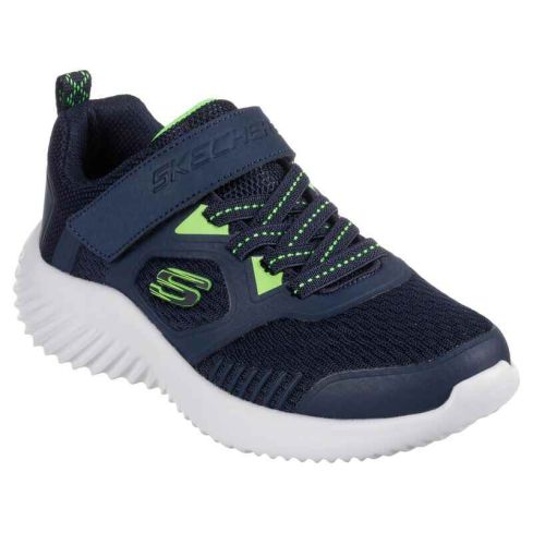 Skechers Children Bounder Sports Shoes Navy Lime