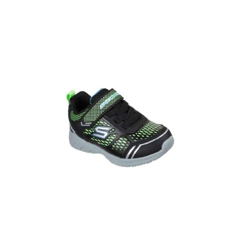 Skechers Infant Mighty Stride Sports Shoes Black Lime