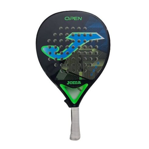 Joma Padel Racket Open Black Flour Turquoise