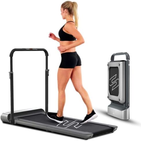 Sparnod Fitness (2.25 Hp Dc Motor) Dual Aluminum Alloy Framework Treadmill Sth-3050