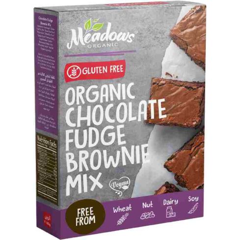 Meadows Organic and Gluten free Chocolate Fudge Brownie Mix