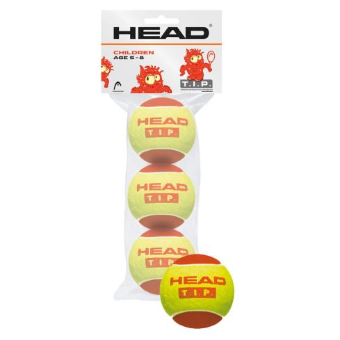 Head TIP Red - Pack of 3 Tennis  balls