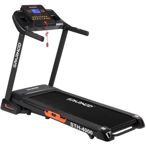 Sparnod Fitness STH-4000 (2.25 HP Dc Motor) Peak Automatic Motorized Running Treadmill