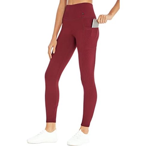 Marika Women's Ivanna Rib Ankle Legging -Heather Rose