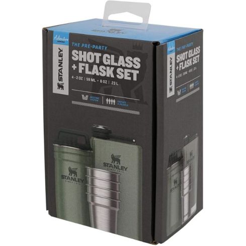 Stanley Adventure Pre Party Shot Glass Flask Set