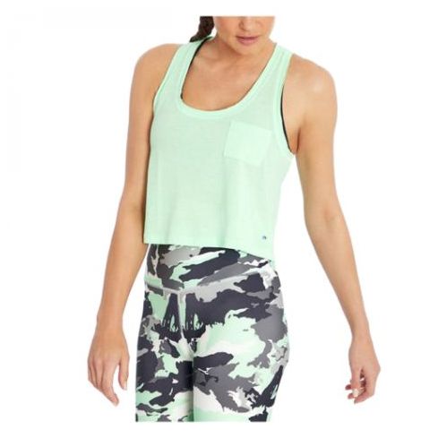 Marika Women's Sammy Crop Tank - Green Ash 