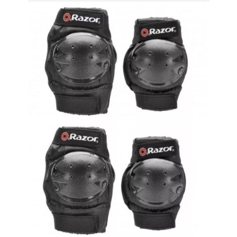 Razor Child Elbow & Knee Pads Black