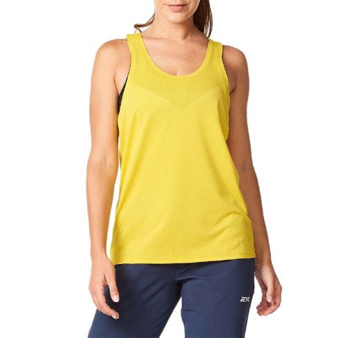 2XU Women's Light Speed Tech Sleeveless  T-shirt -Yellow 