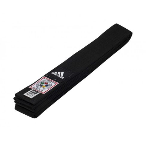 Adidas Elite IJF Belt With Red Logo - 45mm Black/White