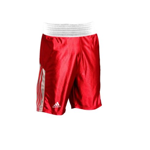 Adidas Men's Amateur Boxing Shorts - Red/White