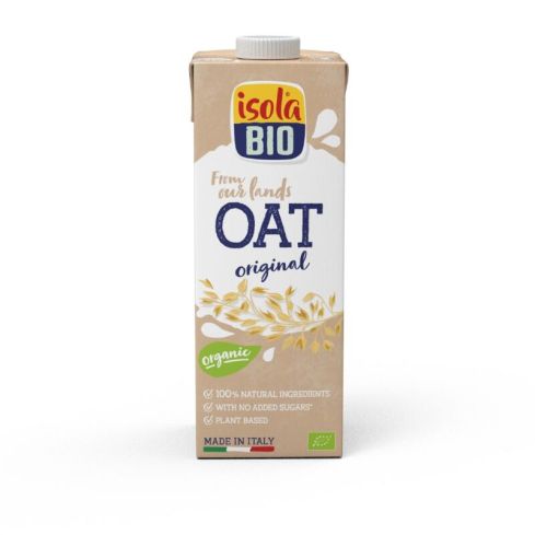 Isola Bio 100% Organic Oat Original Plant Based Milk 1L