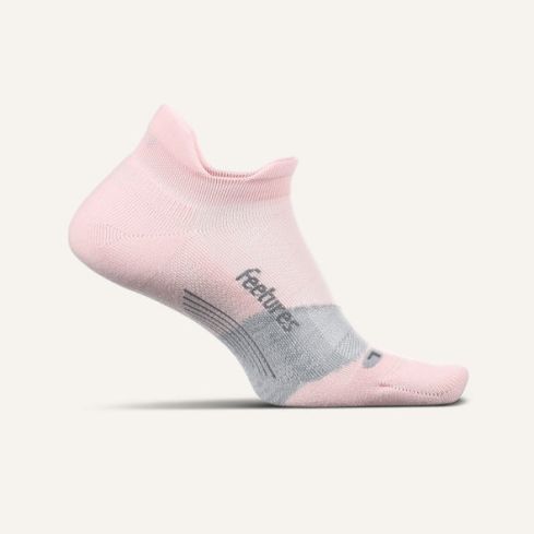 Feetures Women's  Elite Ultra Light stocks No Show Tab Solid- Pink