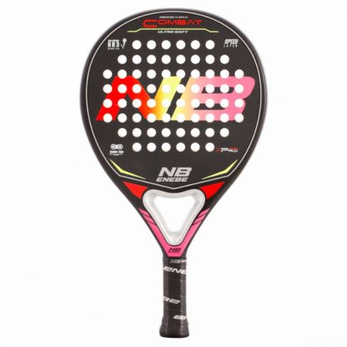 Enebe Combat Ultrasoft Orange/Yellow/Pink Padel Racket