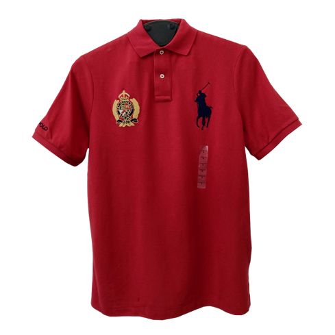 Ralph Lauren Men's Classic Fit Short Sleeve T-Shirt with Large Pony and Crest Embroidery, Size M