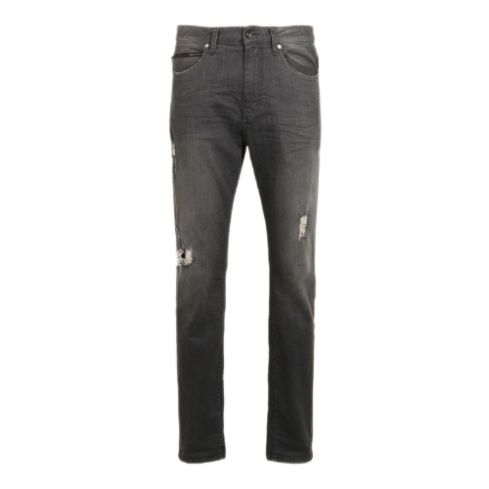 Armani Exchange Men's  Gray Tapered Fit Jeans