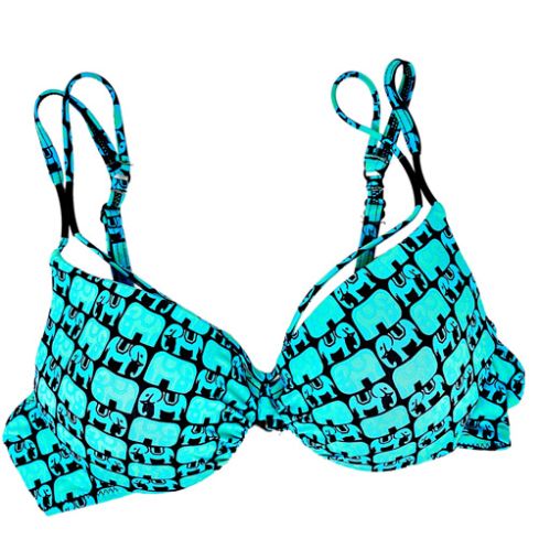 Darjeeling Women's Swimwear Collection Top- Tanzania