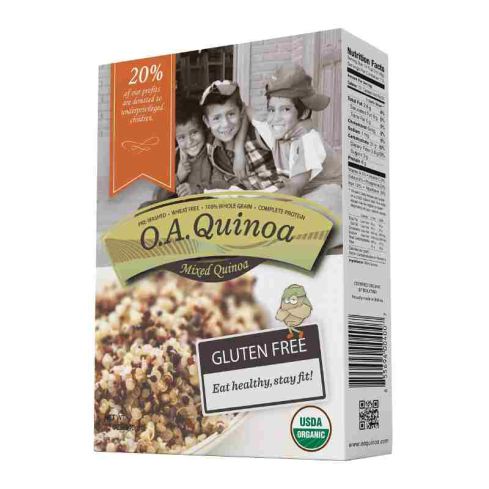 O.A Quinoa Organic Mixed Quinoa 340g