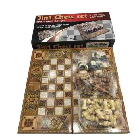 Generic 3In 1 Chess Set LD-9035