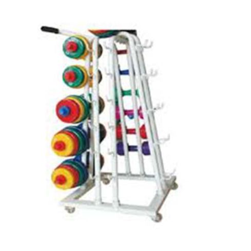 Generic Dumbbells Rack 10 Pair With Wheel For Moving