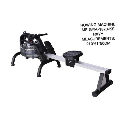 Marshal Fitness Water Rowing Machine Cardio Fitness Equipment Water Resistance With LCD Display MF-GYM-1870-KS