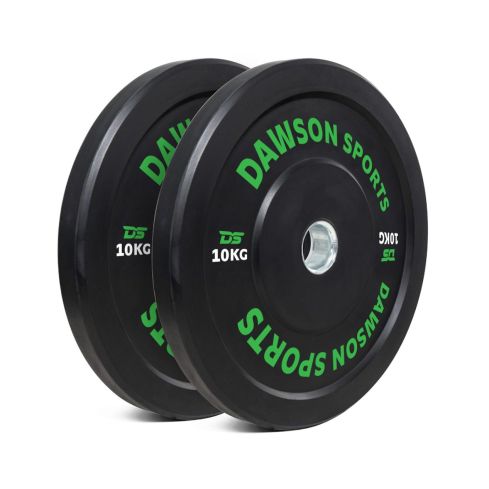 Dawson Sports Rubber Bumper Plates  (w/ upturned ring) - 10kg