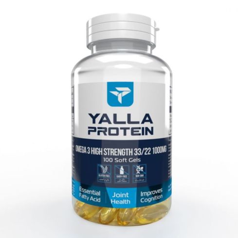 Yalla Protein Omega 3 High Strength Capsules - 100 Tablets