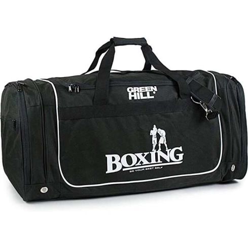 Green Hill Sports Bag Boxing Black L