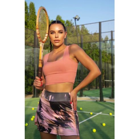 Lioness Jungle Pink Tennis Top And Skirt Set