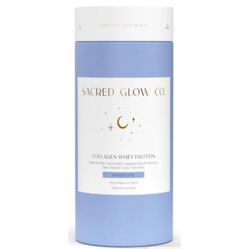 Sacred Glow Co. Collagen Whey Protein Chocolate