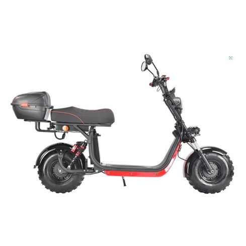 White Siberia Off-Road Moped Scooter for Adults