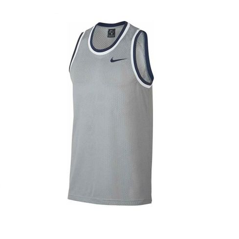 Nike's Men Tank Top Dri Fit Classic Basketball Grey Jersey Sleeveless, Size M