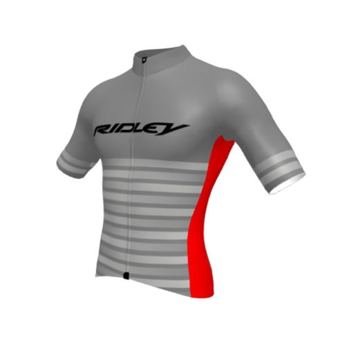 Ridley Men's Jersey Perf R22 Grey/Red